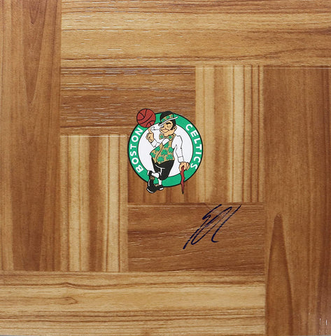 Enes Kanter Boston Celtics Signed Autographed Basketball Floorboard