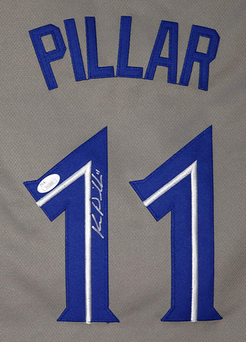 Kevin Pillar Toronto Blue Jays Signed Autographed Gray #11 Jersey JSA COA