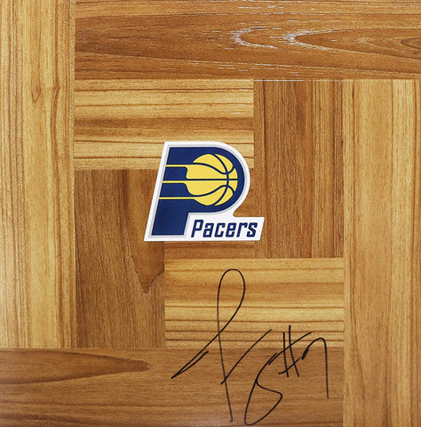 Jermaine O'Neal Indiana Pacers Signed Autographed Basketball Floorboard