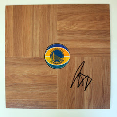 Leandro Barbosa Golden State Warriors Signed Autographed Basketball Floorboard Round Logo