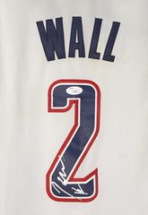John Wall Washington Wizards Signed Autographed White Alternate #2 Jersey JSA COA