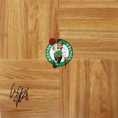 Greg Stiemsma Boston Celtics Signed Autographed Basketball Floorboard