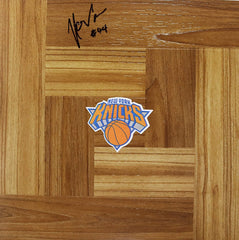 Jerome Jordan New York Knicks Signed Autographed Basketball Floorboard