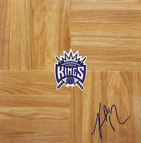 Kevin Martin Sacramento Kings Signed Autographed Basketball Floorboard