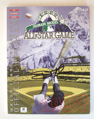 Jim Thome Cleveland Indians Autographed Signed 1998 All Star Game Program Global COA