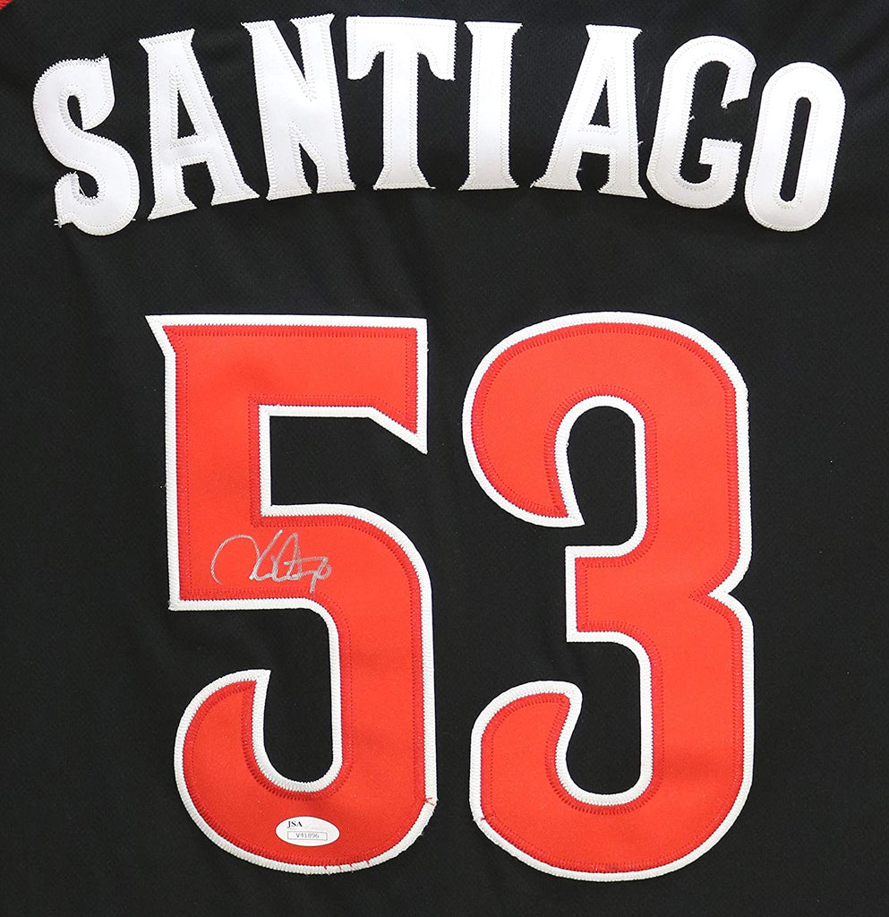 Hector Santiago Autographed Los Angeles Angels of Anaheim Jersey W