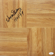 Wayne Embry Signed Autographed Basketball Floorboard JSA COA