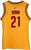 Andrew Bynum Cleveland Cavaliers Signed Autographed Yellow #21 Jersey JSA COA