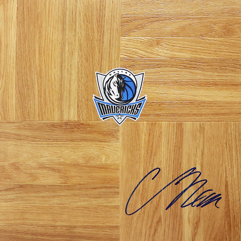 Chandler Parsons Dallas Mavericks Signed Autographed Basketball Floorboard