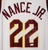 Larry Nance Jr. Cleveland Cavaliers Cavs Signed Autographed White #22 Custom Jersey JSA COA