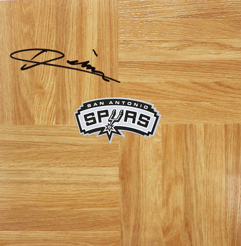 Boris Diaw San Antonio Spurs Signed Autographed Basketball Floorboard