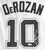 DeMar DeRozan San Antonio Spurs Signed Autographed White #10 Jersey JSA COA