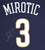 Nikola Mirotic New Orleans Pelicans Signed Autographed Blue #3 Jersey Size 52 JSA COA