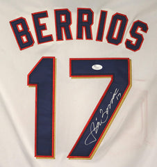 Jose Berrios Minnesota Twins Signed Autographed White #17 Jersey JSA COA