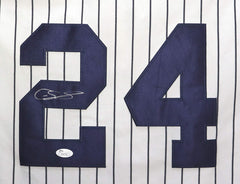 Gary Sanchez New York Yankees Signed Autographed White Pinstripe #24 Jersey JSA COA
