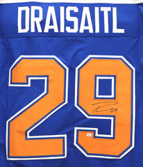 Leon Draisaitl Signed Autographed Edmonton Oilers #29 Blue Custom Jersey PAAS COA