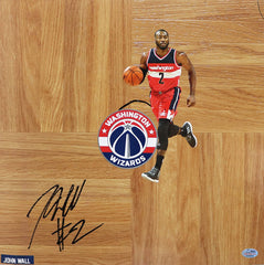 John Wall Washington Wizards Signed Autographed Basketball Floorboard SGC COA