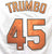 Mark Trumbo Baltimore Orioles Signed Autographed White #45 Jersey JSA COA