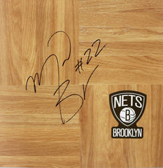 Markel Brown Brooklyn Nets Signed Autographed Basketball Floorboard