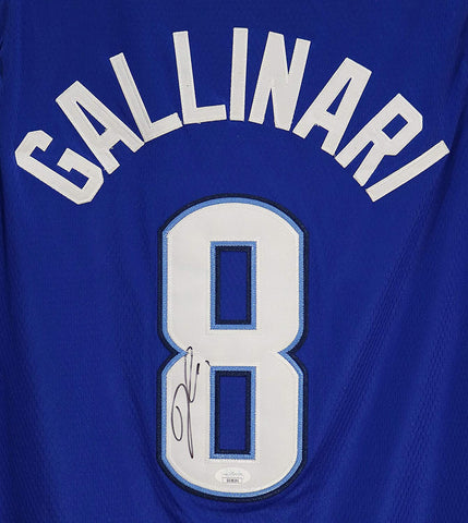 Danilo Gallinari Oklahoma City Thunder Signed Autographed Blue #8 Jersey JSA COA