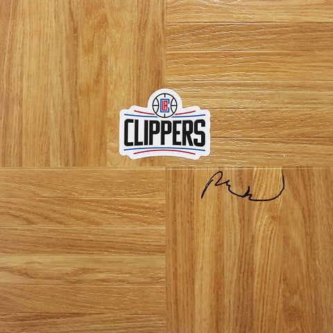 Patrick Beverley Los Angeles Clippers Signed Autographed Basketball Floorboard
