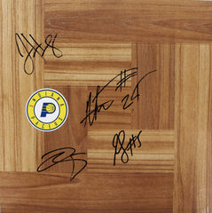 Indiana Pacers 2019-20 Signed Autographed Basketball Floorboard 4 Autographs