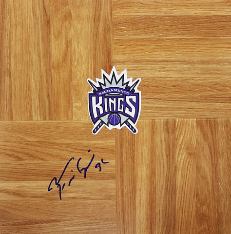 Francisco Garcia Sacramento Kings Signed Autographed Basketball Floorboard
