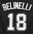 Marco Belinelli San Antonio Spurs Signed Autographed Black #18 Stiched Jersey JSA COA