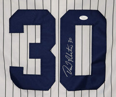 David Robertson New York Yankees Signed Autographed White Pinstripe #30 Jersey JSA COA