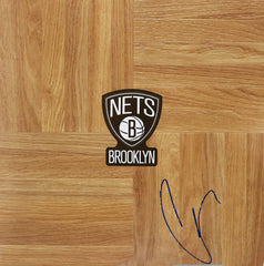 Chris McCullough Brooklyn Nets Signed Autographed Basketball Floorboard