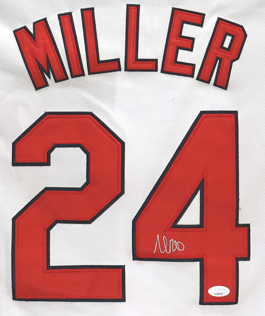 Andrew Miller Cleveland Indians Signed Autographed White #24