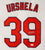 Giovanny Gio Urshela Cleveland Indians Signed Autographed White #39 Jersey JSA COA