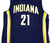 Thaddeus Young Indiana Pacers Signed Autographed Blue #21 Jersey JSA COA