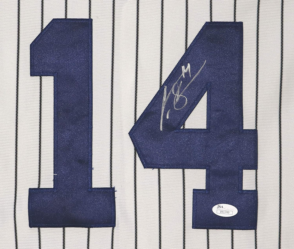 Curtis Granderson New York Yankees Signed Autographed White #14 Jersey –