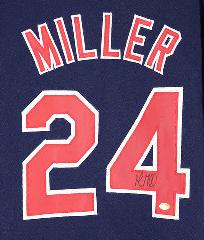 Andrew Miller Cleveland Indians Signed Autographed Blue #24 Custom Jersey Pinpoint COA