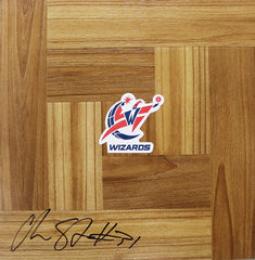 Chris Singleton Washington Wizards Signed Autographed Basketball Floorboard