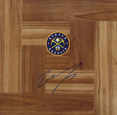 Mason Plumlee Denver Nuggets Signed Autographed Basketball Floorboard