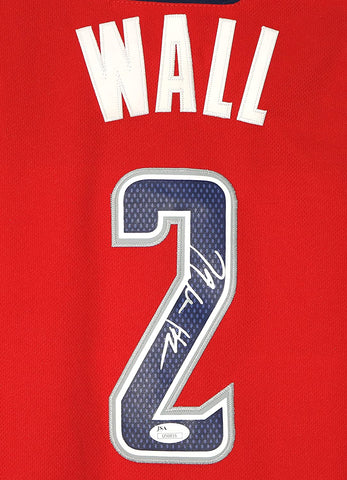 John Wall Washington Wizards Signed Autographed Red #2 Jersey Size XL JSA COA