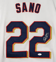 Miguel Sano Minnesota Twins Signed Autographed White #22 Jersey JSA COA