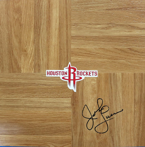 John Lucas II Houston Rockets Signed Autographed Basketball Floorboard