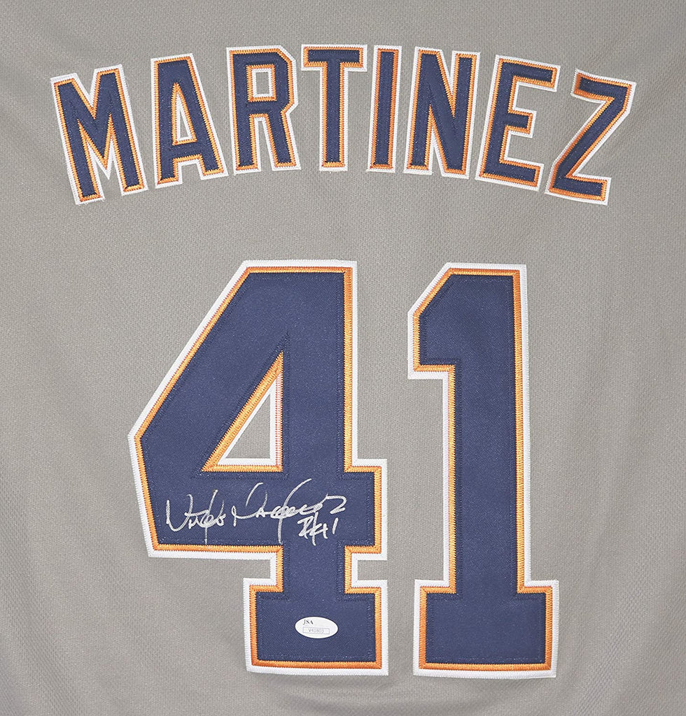 Victor Martinez Detroit Tigers Signed Autographed Gray #41 Jersey JSA –