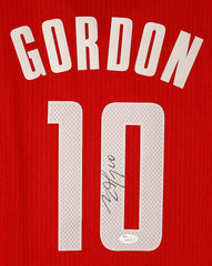Eric Gordon Houston Rockets Signed Autographed Red #10 Custom Jersey JSA COA