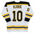 Anders Bjork Boston Bruins Signed Autographed White #10 Custom Jersey JSA Witnessed COA