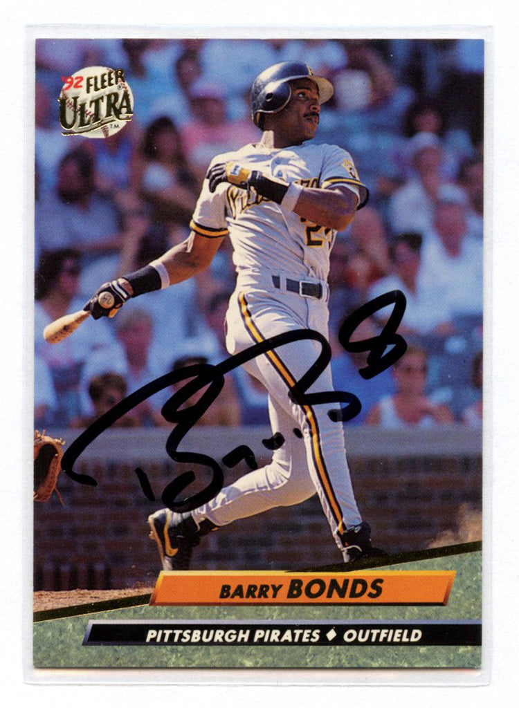 Barry Bonds Autographed 1988 Score Card #265 Pittsburgh Pirates