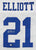 Ezekiel Elliott Dallas Cowboys Signed Autographed White #21 Custom Jersey Global COA
