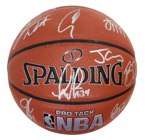 Golden State Warriors 2015-16 Team Autographed Signed Spalding NBA Basketball PAAS Letter COA Curry Thompson Green