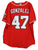 Gio Gonzalez Washington Nationals Signed Autographed Red #47 Jersey JSA COA