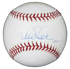 Derek Jeter New York Yankees Signed Autographed Rawlings Official Major League Engraved Baseball MLB and Steiner Authentication with UV Display Holder