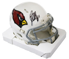 Larry Fitzgerald Arizona Cardinals Signed Autographed Football Mini Helmet PAAS COA