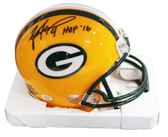 Brett Favre Green Bay Packers Signed Autographed Football Mini Helmet PAAS COA